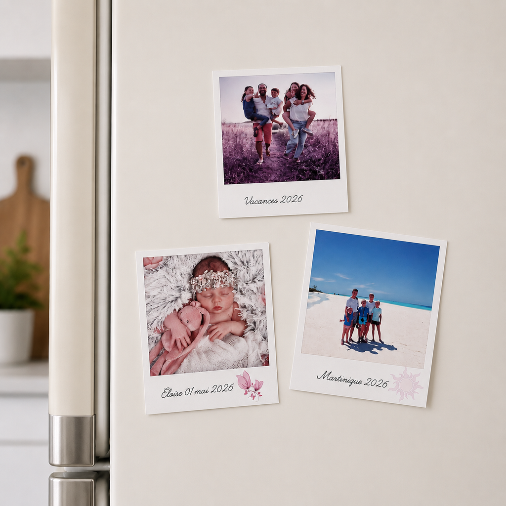 Magnet Polaroid Personnalisé